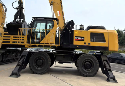Обзор 48-тонного колесного перегружателя экскаватора Shantui SW480