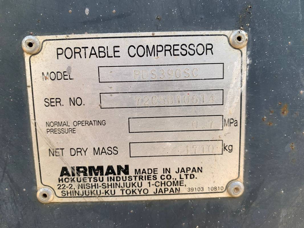 Компрессор AIRMAN PDS390SC