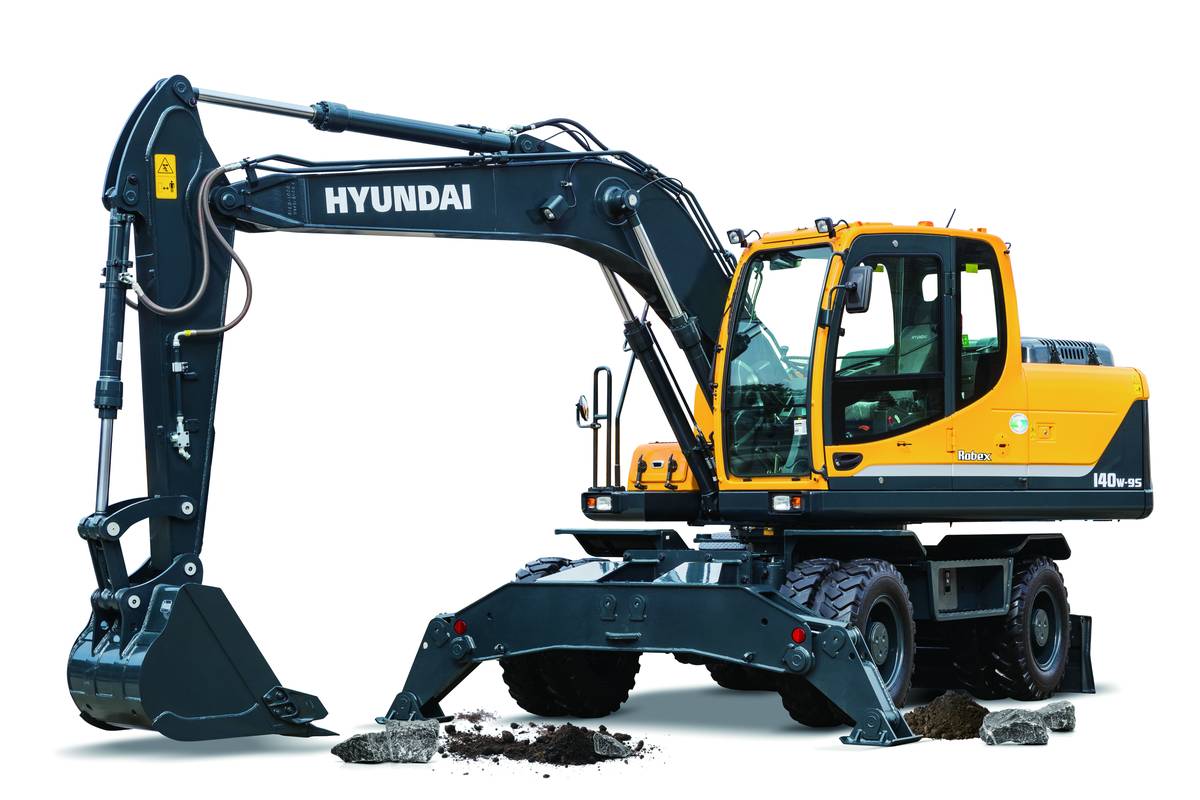 Экскаватор колесный Hyundai R140W-9S