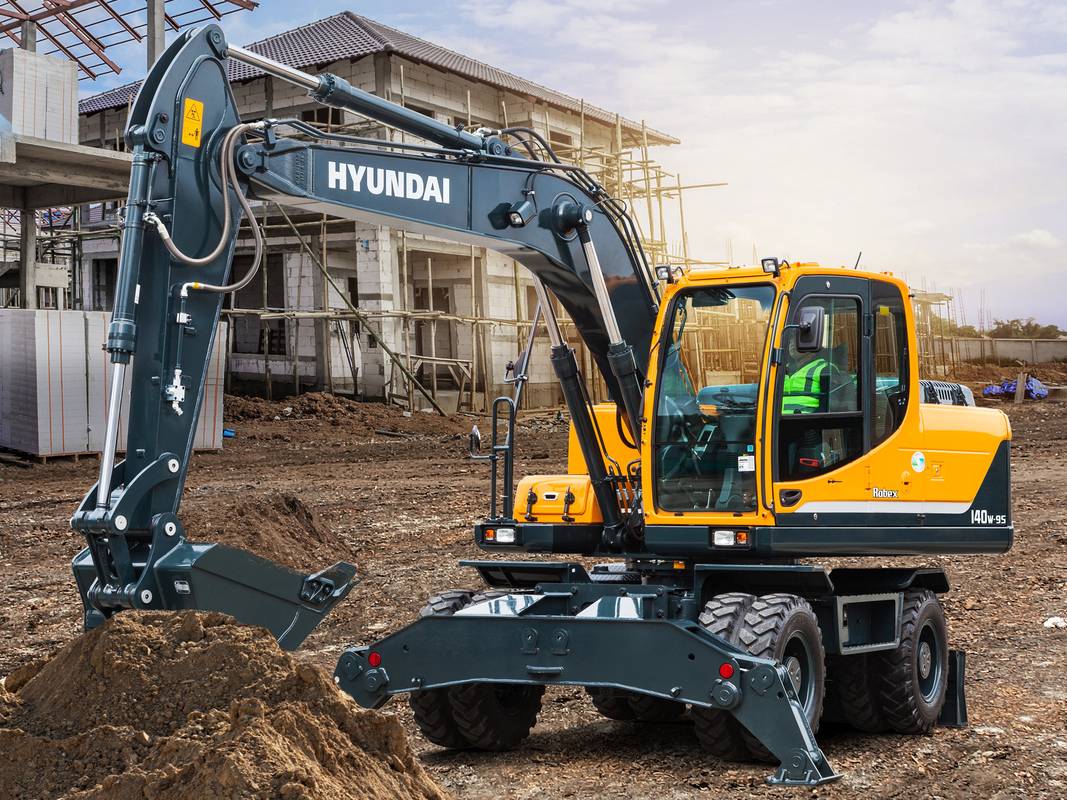 Экскаватор колесный Hyundai R140W-9S