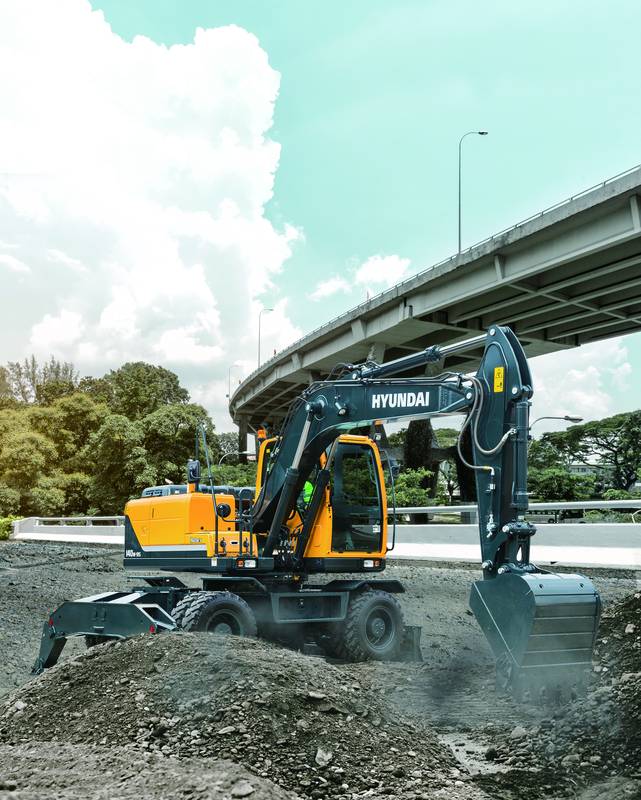 Экскаватор колесный Hyundai R140W-9S