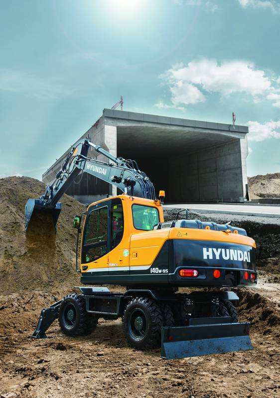 Экскаватор колесный Hyundai R140W-9S