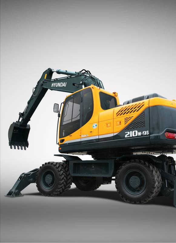Экскаватор колесный Hyundai R210W-9S