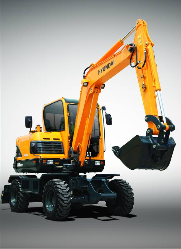 Экскаватор колесный Hyundai R60W-9S