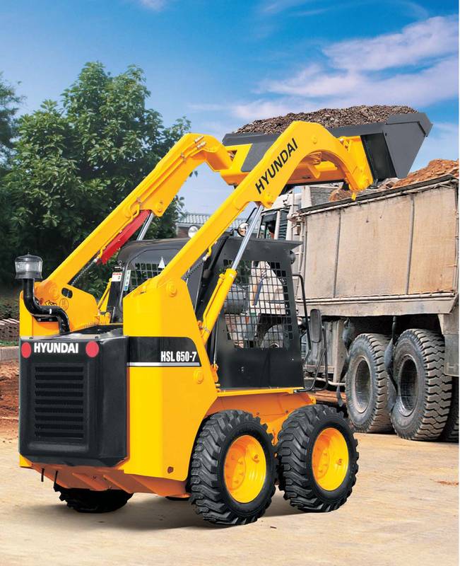 Погрузчик с бортовым поворотом Hyundai HSL650-7A