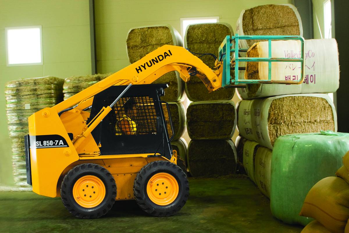 Погрузчик с бортовым поворотом Hyundai HSL850-7A