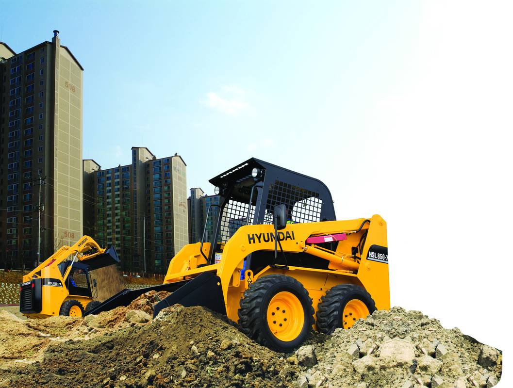 Погрузчик с бортовым поворотом Hyundai HSL850-7A