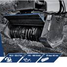 Измельчитель лесной (мульчер) OSMA TFS160 с ротором DCR и резцами тип "Q" (элупр капота, мотор - 80см3) без переходной плиты