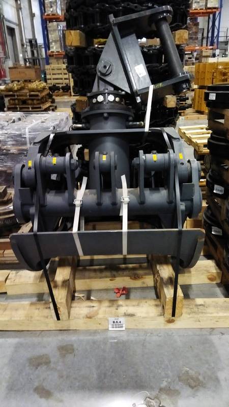 Захват для бревен с ротатором и серьгой (08м2) для Hyundai R300LC-9S с рабочим оборудованием для перегрузки материалов